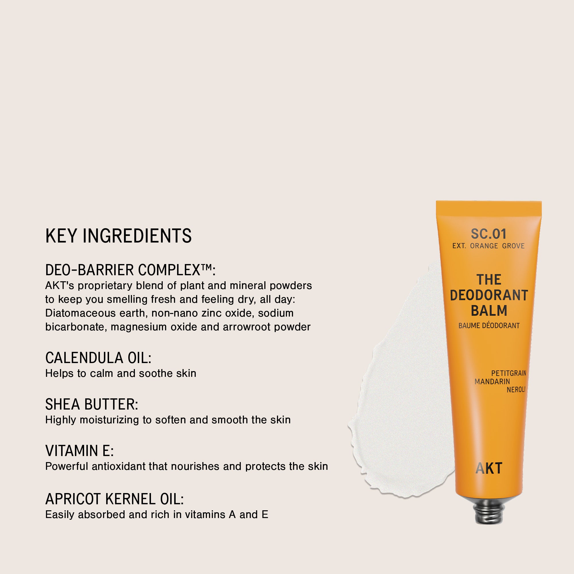 The Deodorant Balm SC.01 - Orange Grove