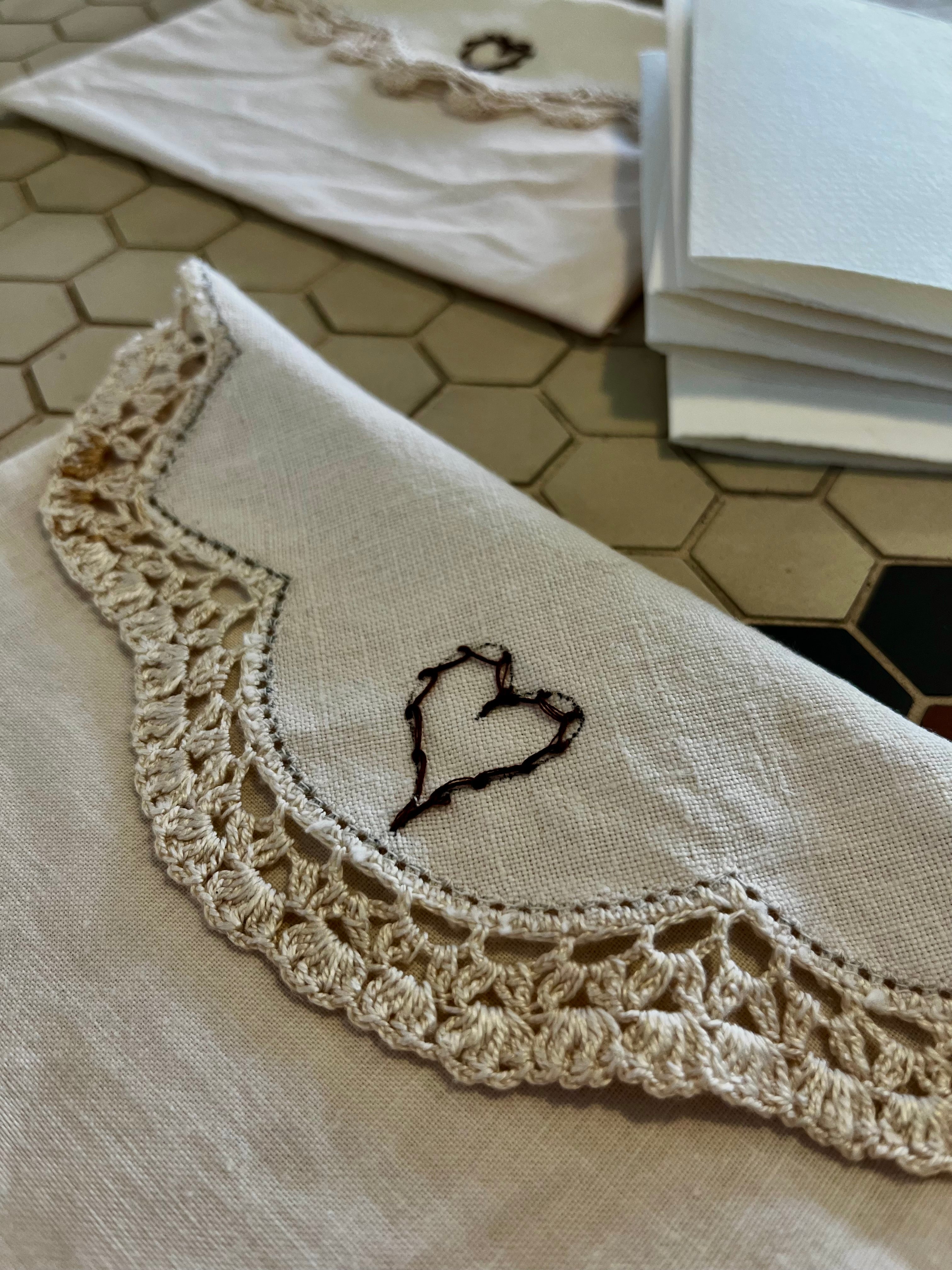 Vintage Lace Envelope