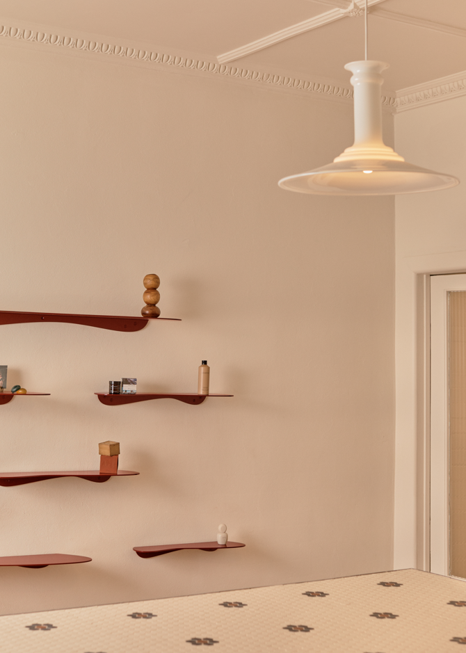 Smooth Floating Shelves by Nicole Lawrence Studio
