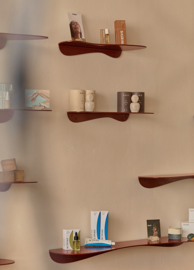 Smooth Floating Shelves by Nicole Lawrence Studio