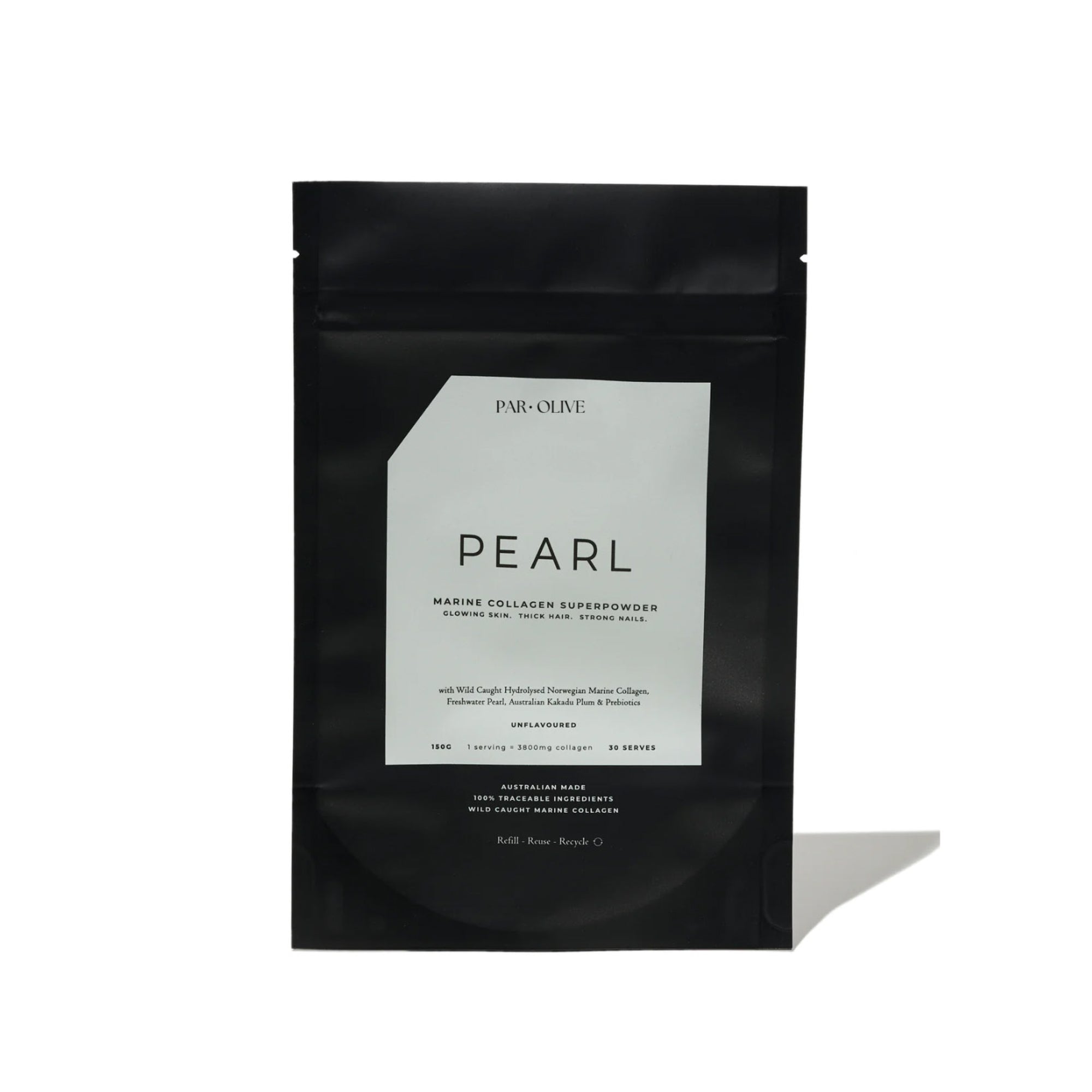 PEARL Marine Collagen - Unflavoured - Refill Pouch